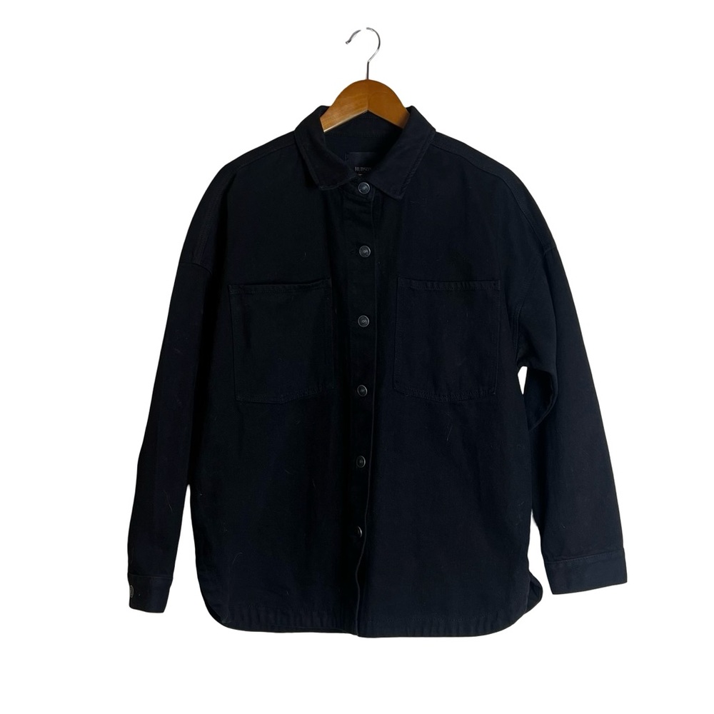 Hudson Los Angeles‎ black demin shirt. Size medium
